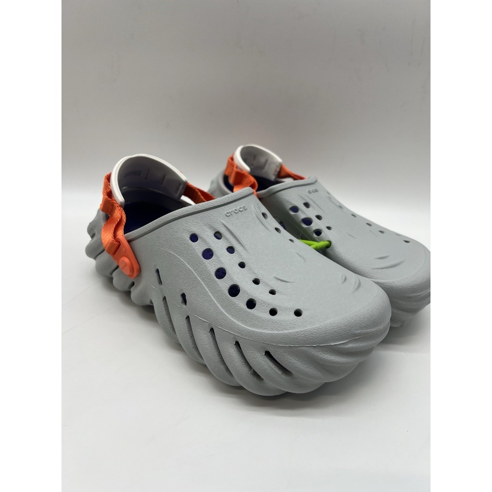 Crocs Echo Mirage Gray Clog Shoes Comfort Slides Sandals Size US 6M/8W NEW